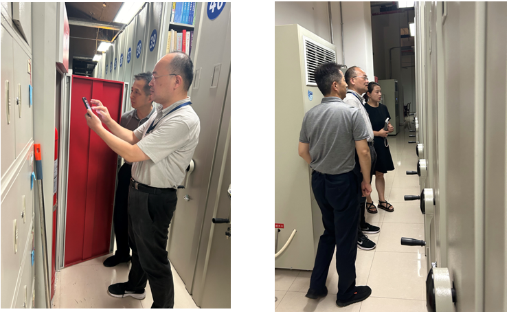機關檔案管理中心開展節前檔案庫房安全檢查